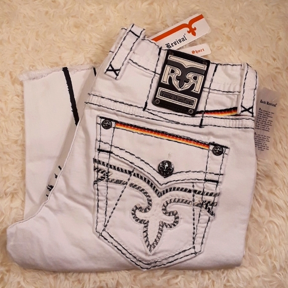 🆕️Rock Revival Algodon Shorts. Men's Size: Waist 42x14 Inseam. - Picture 7 of 10